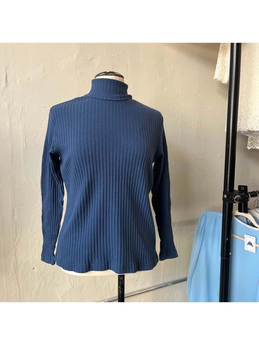 Blue Turtleneck (S)